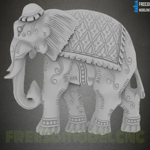 3D Model STL File for CNC Router Laser & 3D Printer,elephant 3d,3d animals,best 3d designs
